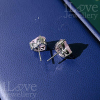 Blushing Heart Stud Earrings ILE012