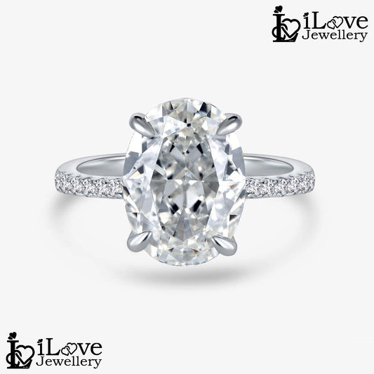 Eternal Oval Solitaire Ring ILR010