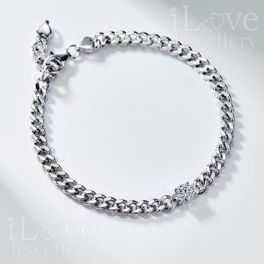 Luxe Chain Sparkle Bracelet ILB005