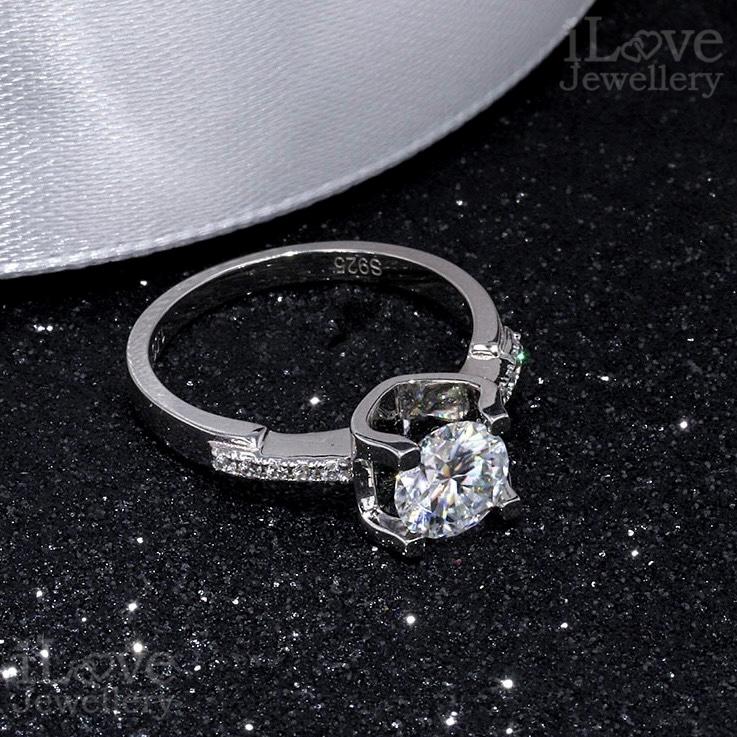 Eternal Moissanite Solitaire Ring ILR211