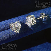Sweetheart Sparkle Stud Earrings ILE005