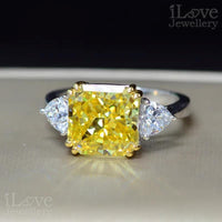 Crown Radiance Trilogy Ring ILR009 Yellow