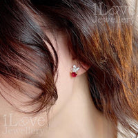 Scarlet Love Blossom Earrings ILE021
