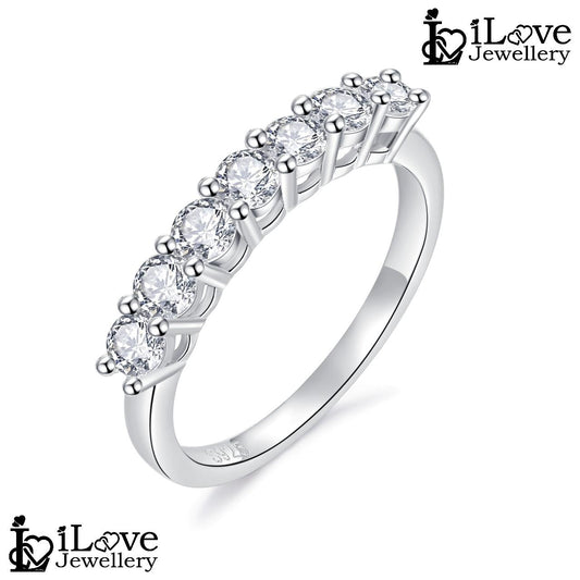 Starlight Moissanite Eternity Band ILR205