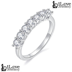 Starlight Moissanite Eternity Band ILR205