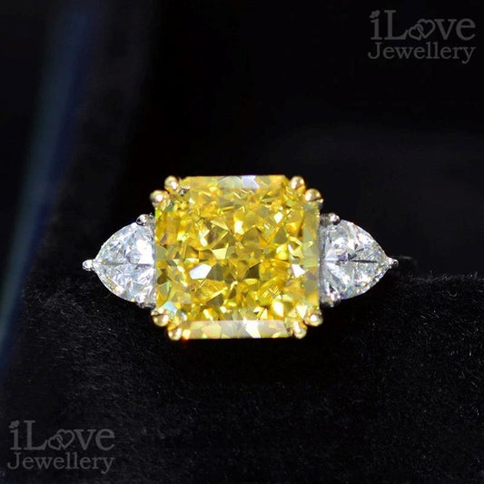 Crown Radiance Trilogy Ring ILR009 Yellow