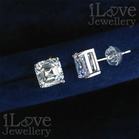 Timeless Asscher Stud Earrings ILE007
