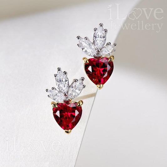 Scarlet Love Blossom Earrings ILE021