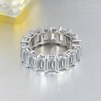 Emerald Cut Full Eternity Band Ring ILR056