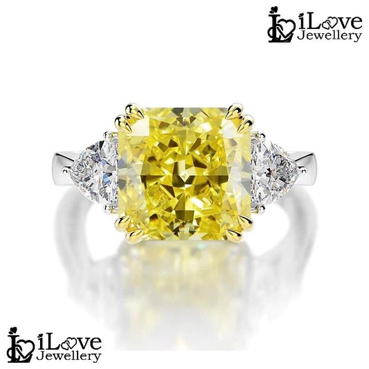 Crown Radiance Trilogy Ring ILR009 Yellow