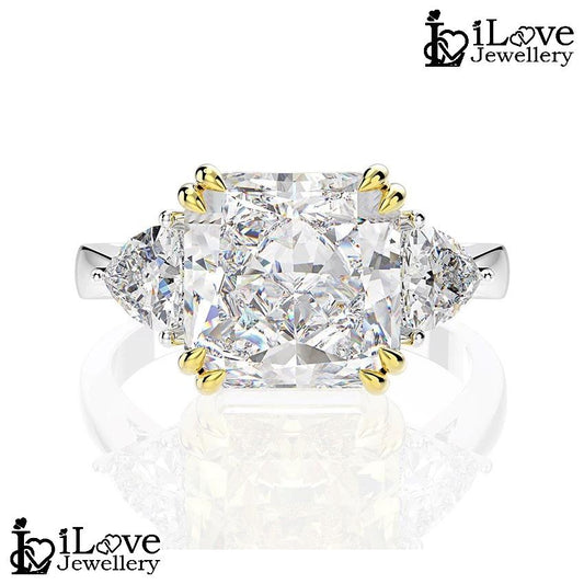 Crown Radiance Trilogy Ring ILR009 White