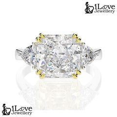 Crown Radiance Trilogy Ring ILR009 White