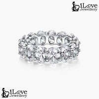 Infinity Oval Eternity Ring ILR004