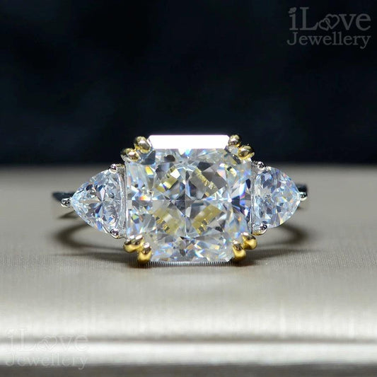 Crown Radiance Trilogy Ring ILR009 White
