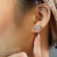 Timeless Asscher Stud Earrings ILE007