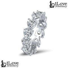 Heart Eternity Band Ring ILR005
