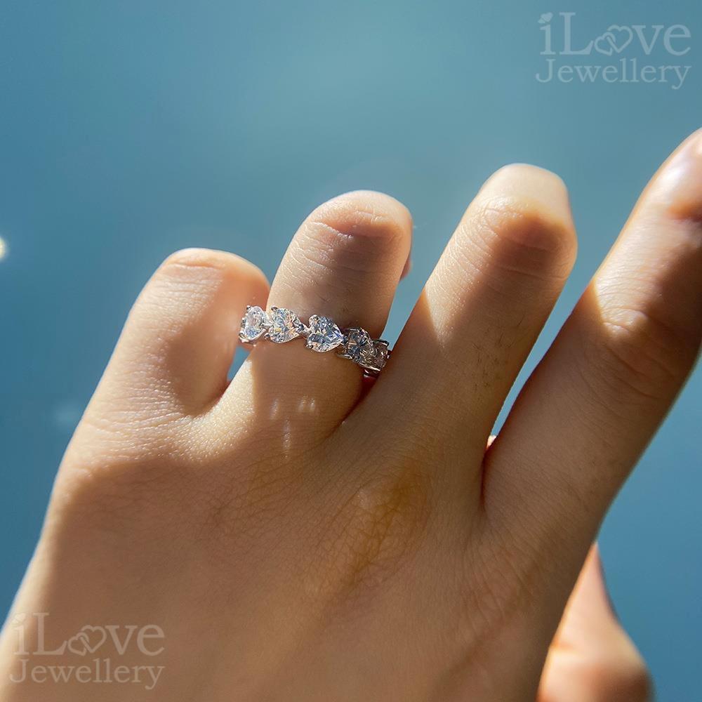Heart Eternity Band Ring ILR005