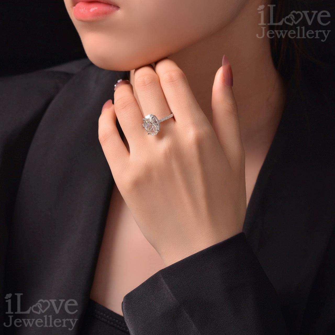 Eternal Oval Solitaire Ring ILR010