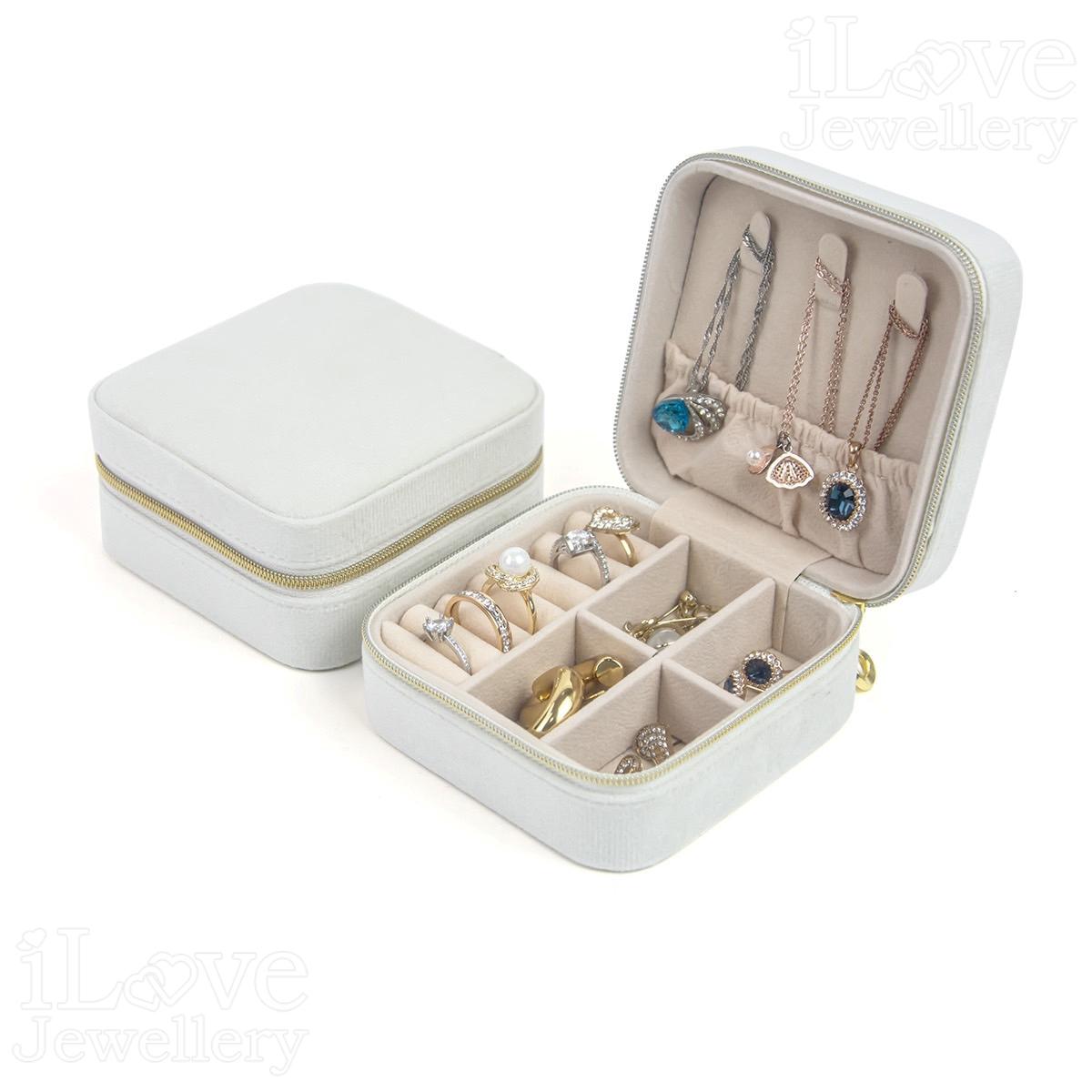 Premium Jewelry Box Flannel Organizer Storage ILG004