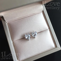 Sweetheart Sparkle Stud Earrings ILE005