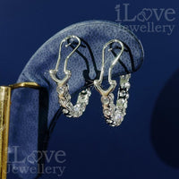 Eternal Sparkle Hoop Earrings ILE014