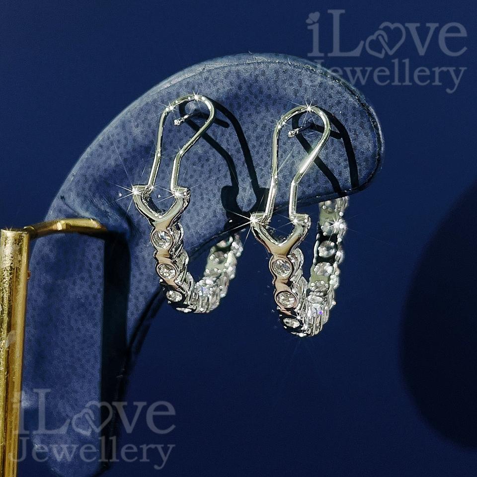 Eternal Sparkle Hoop Earrings ILE014