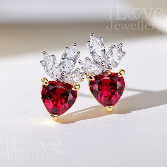 Scarlet Love Blossom Earrings ILE021