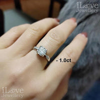 Eternal Moissanite Solitaire Ring ILR211