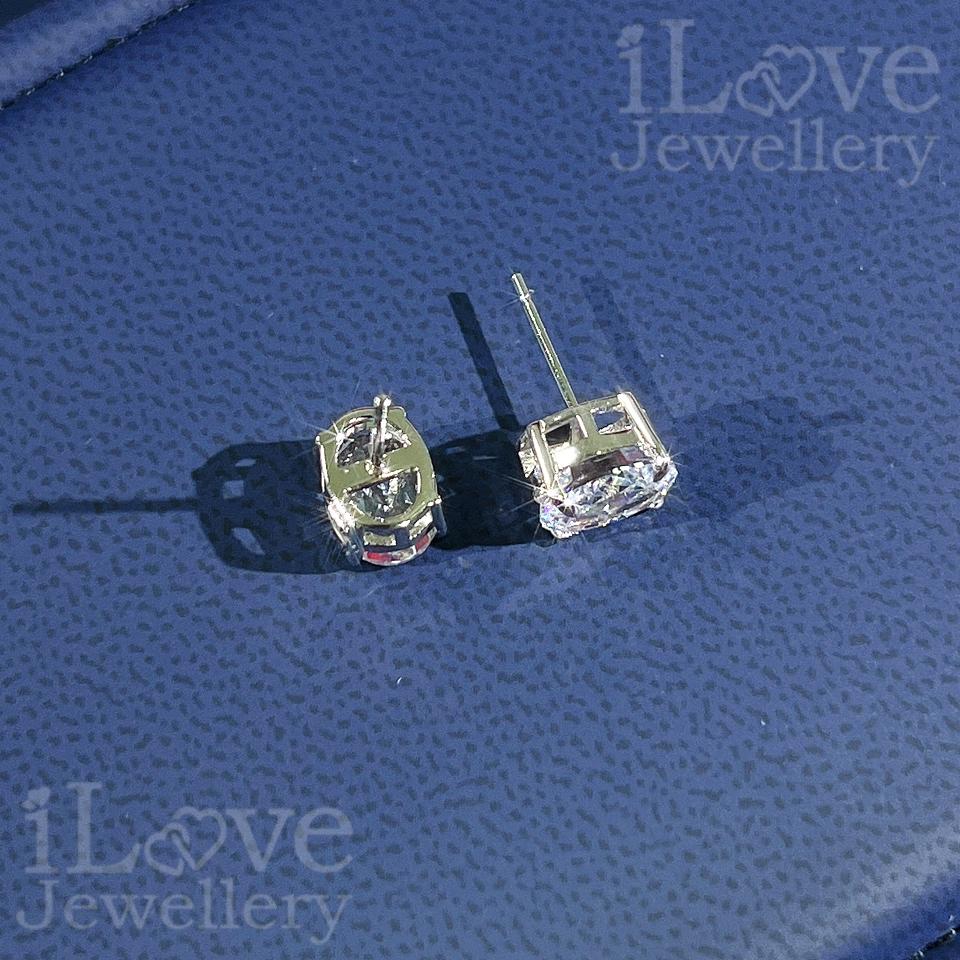 Luna Oval Stud Earrings ILE013