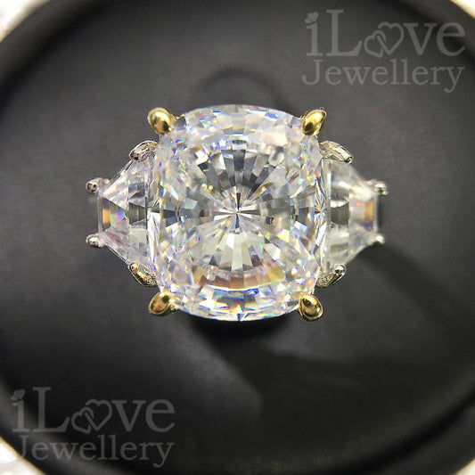 Sunlit Empress Oval Trilogy Ring ILR024