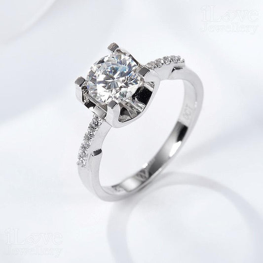 Eternal Moissanite Solitaire Ring ILR211
