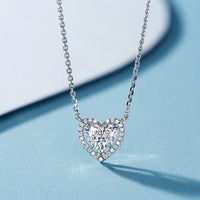 Sweetheart Halo Necklace ILN014