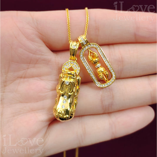Lucky Pixiu Pendant S925 Silver Chain ILN301