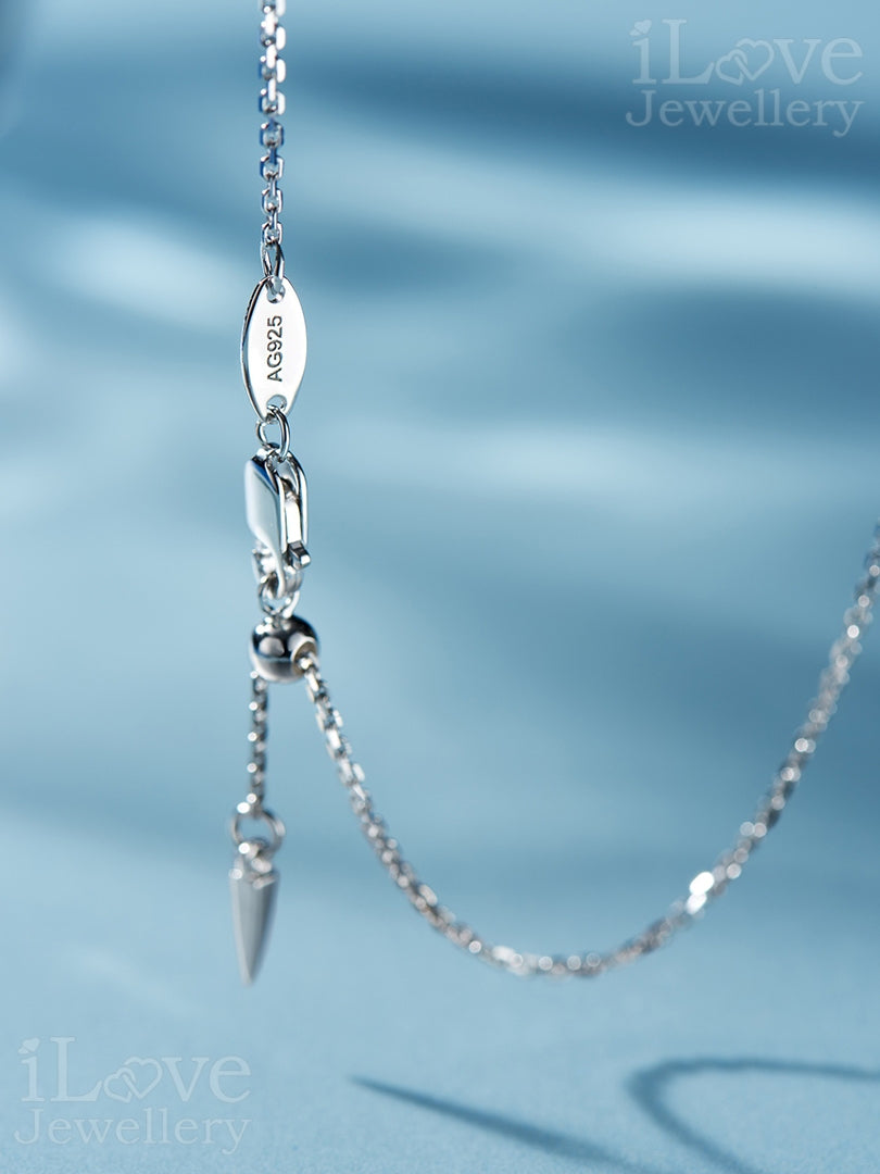 Sweetheart Halo Necklace ILN014
