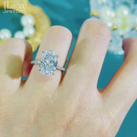 Eternal Oval Solitaire Ring ILR010